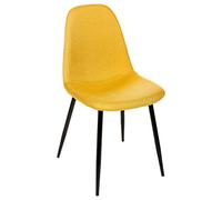 Atmosphera - Lot de 2 chaises Tyka Jaunes