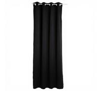Lot de 2 rideaux occultants noir 135x240cm - Atmosphera Créateur d'intérieur