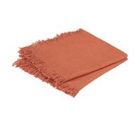 Atmosphera Lot de 2 serviettes de table terracotta Maha - 40 x 40 cm