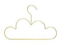 Atmosphera - Lot de 3 cintres Nuage dorés en plastique