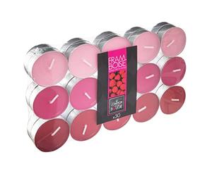Atmosphera - Lot de 30 Bougies Chauffe-Plat parfumées Framboise
