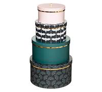 Atmosphera - Lot de 4 Boites de rangement ronde déco Pop