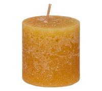 Atmosphera - Lot de 4 Bougies Votive Rustique Jaune D 4.5 cm