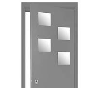 Atmosphera - Lot de 4 Miroirs Carrés adhésifs 20x20cm