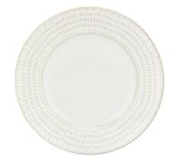 Atmosphera - Lot de 6 assiette à dessert à bord trait camille d.20 blanc
