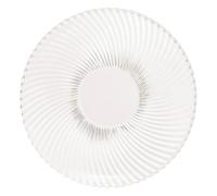 Atmosphera - Lot de 6 assiettes plates odyssee transparent d26xh1,8cm