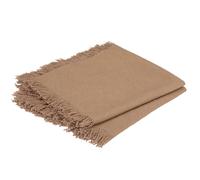 Atmosphera Maha Lot de 2 serviettes de table beige - 40 x 40 cm