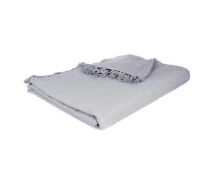 Atmosphera Manta de cama gris claro 230 x 250 cm