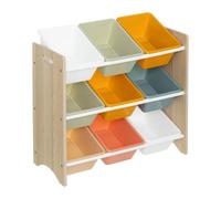 Atmosphera Meuble de rangement 9 bacs - Multicolore