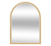 Atmosphera - Miroir Arche Mural Thea, Cadre Effet Bois, 55 x 75 cm - pour Entrée, Chambre, Salon