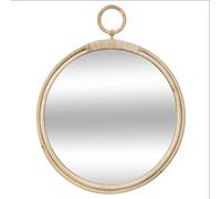 Atmosphera - Miroir Gousset - rotin D38 cm