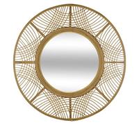 Atmosphera – Miroir Ina – Bambou D70 cm – Beige
