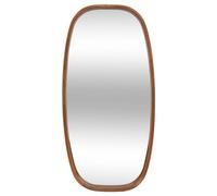 Atmosphera - Miroir Mural Ovale Jasna - 80 x 40 cm, Cadre en Bois, Style Bohème - pour Entrée, Chambre, Salon