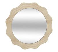 Atmosphera Miroir mural rond Charlie - Beige