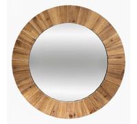 Atmosphera Miroir mural rond Pamela - Beige
