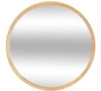 Atmosphera - Miroir rond en bois - Diam 55 cm - Marron - KIM Marron G