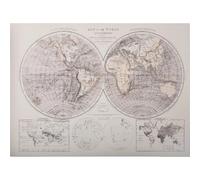 Atmosphera Monde Toile Imprimée