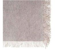Atmosphera - Nappe à franges RIVA - 100% coton - Gris - RIVA Gris G
