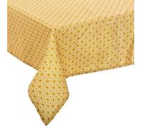 Atmosphera - Nappe anti-tache rectangulaire Sarasota - 140 x 240 cm - Jaune