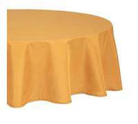 Atmosphera - Nappe anti-tache ronde Ophy - Diam 180 cm - Jaune