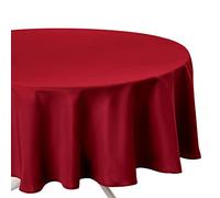 Atmosphera - Nappe Anti-tâche Rouge - D180 cm