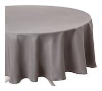 Atmosphera - Nappe anti-taches ronde Ophy - Diam 180 cm - Gris