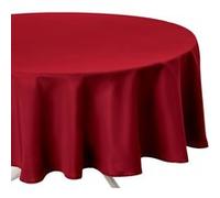 Atmosphera - Nappe anti-taches ronde Ophy - Diam 180 cm - Rouge Rouge G