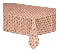 Atmosphera - Nappe imprimée Anti-Tache Kais - Marron Cannelle - 140x240 cm