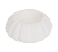 Atmosphera Créateur d'intérieur - Photophore en Céramique "Océania" 8cm Blanc Blanc