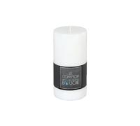 Bougie rustique ""Olia"" blanc 445g - Atmosphera Créateur d'intérieur