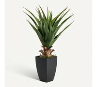 Atmosphera Palmier artificiel en pot - Noir/vert