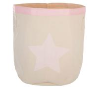 Panier de rangement canvas - rose
