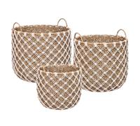 Atmosphera Panier de rangement macramé - Beige