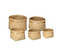 Atmosphera Panier de rangement rond - Beige