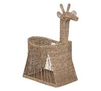 Atmosphera - Panier Enfant Girafe - Jacinthe d'eau tressée H79 cm