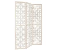 Atmosphera Paravent Nomade en bois H170 cm Blanc