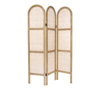 Paravent arrondi ""Sana"" cannage et rotin H170cm - Atmosphera Créateur d'intérieur