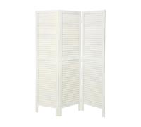 Atmosphera Paravent pliant blanc Camila