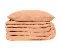 Atmosphera - Parure de lit - Gaze de Coton - Rose - 260x240 cm
