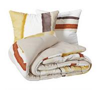 Atmosphera Parure de lit Hana en percale - 240 x 220 cm