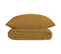 Atmosphera - Parure de Lit Landiha 260 x 240 cm Percale de Coton - Housse de Couette 2 Personnes avec 2 Taies d'oreiller - pour Chambre