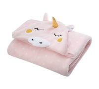 Atmosphera - Plaid Enfant Licorne - Rose 100x140 cm