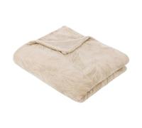 Atmosphera - Plaid Flanelle Roy Beige 125x150cm