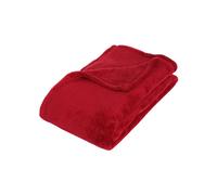Atmosphera Plaid Microfibre - Rouge