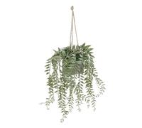 Atmosphera - Plante Artificielle Suspendue Patri H 47 cm, Pot en Jute Tressée, Effet Réaliste - pour Décoration d'Intérieur, Salon, Chambre
