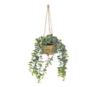 Atmosphera - Plante Artificielle Suspendue Patri H 47 cm, Pot en Jute Tressée, Effet Réaliste - pour Décoration d'Intérieur, Salon, Chambre