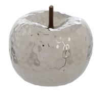 Atmosphera - Pomme déco Pamela h.14cm céramique argenté