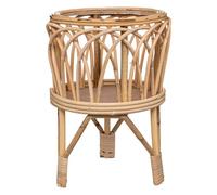 Atmosphera - Pot Carmen - beige - rotin H39 cm
