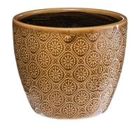 Atmosphera - Pot - céramique - D14 cm - Jaune