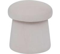 Atmosphera - Pouf Champignon en velours - Ivoire - NOA G
